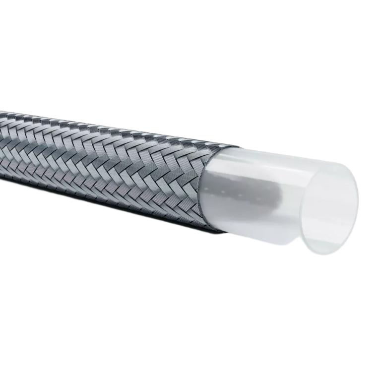 OBP PTFE Lined Stainless Steel Braided Fuel Hose – Per Meter 02