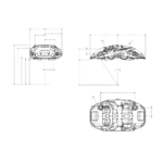 OBP Racing Series 4 Pot Brake Callipers (Pair) - 01