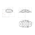 OBP Racing Series RS 6 Pot Brake Calipers - Pair - 01