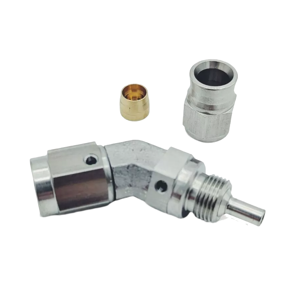 OBP Stainless Steel 45 Degree Hose End 02