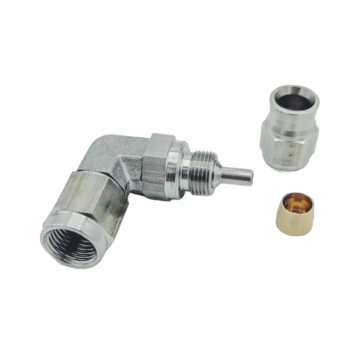 OBP Stainless Steel 90 Degree Hose End 02