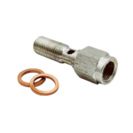 OBP Stainless Steel Banjo Bolt with 1/8 NPT Brake Light Switch Port