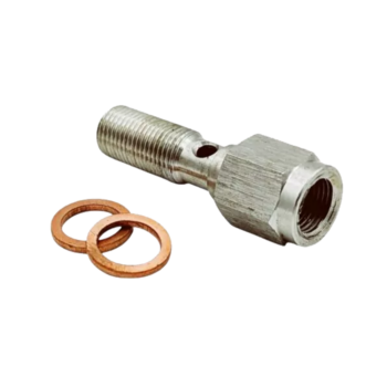 OBP Stainless Steel Banjo Bolt with 1/8 NPT Brake Light Switch Port