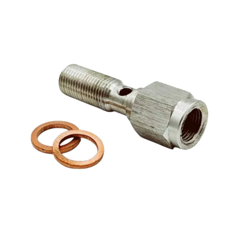 OBP Stainless Steel Banjo Bolt with 1/8 NPT Brake Light Switch Port