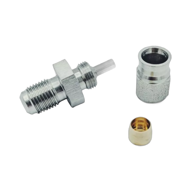 OBP Straight AN3 PTFE Male Hose Ends Stainless Steel 02