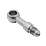 OBP Straight AN3 Stainless Steel Brake Banjo Male Hose End