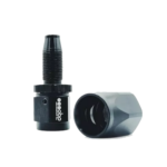 OBP Straight CPE Fuel Hose End Fitting - Black 02