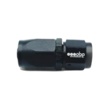 OBP Straight CPE Fuel Hose End Fitting - Black 04