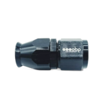 OBP Straight PTFE Fuel Hose End Fitting - Black 02