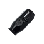 OBP Straight PTFE Fuel Hose End Fitting - Black