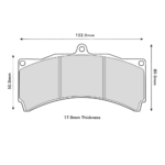 PBS Brakes ProTrack Brake Pads for OBP-RS-6 - Image 2