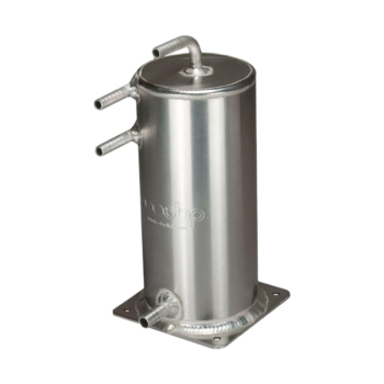 A026 - OBP Aluminium Lightweight 1.5 Litre Fuel Swirl Pot - Base Mounted - Push On - Silver 02