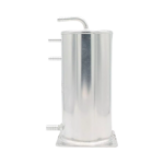 A026 - OBP Aluminium Lightweight 1.5 Litre Fuel Swirl Pot - Base Mounted - Push On - Silver 03