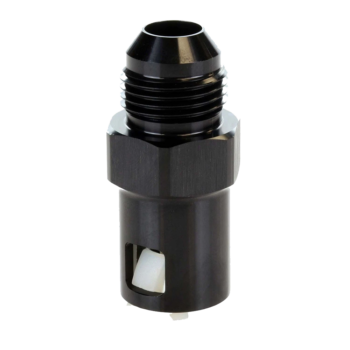 AN6 OBP AN JIC To EFI Hardline Push On Female Quick Fuel Connector - Black