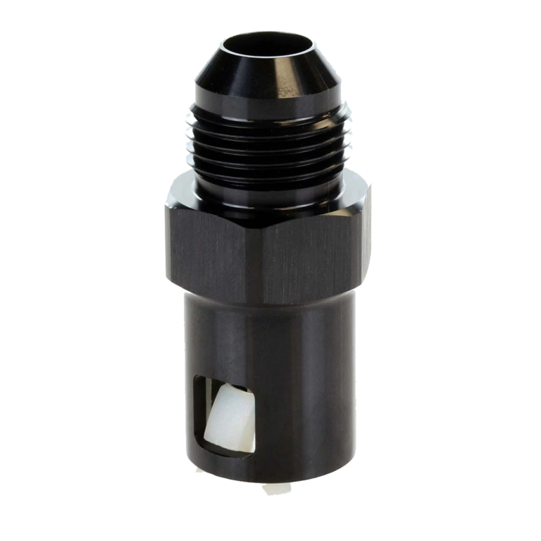 AN6 OBP AN JIC To EFI Hardline Push On Female Quick Fuel Connector - Black
