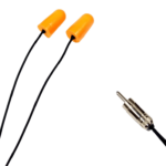 Autotel Foam Earpieces with Phono Cable RR550E - Black