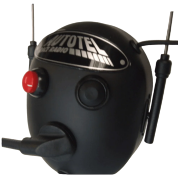 Autotel NX7000 2 Button Pit Car Switch on Headset