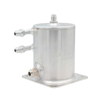 JICS23 - OBP Aluminium Lightweight 1 Litre Fuel Swirl Pot - Base Mounted - AN/JIC - Silver