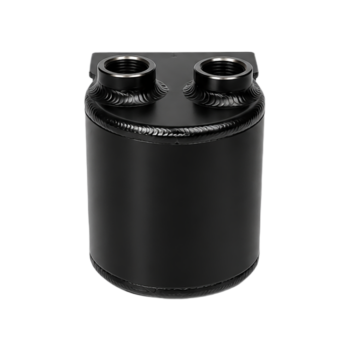 OBP 0.27L Catch Tank Baffled Drain - Dark Matter - Black Finish