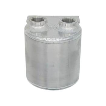 OBP 0.27L Catch Tank Baffled Drain - Silver