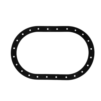 OBP 10×6″ 24-Hole Nitrile Rubber Gasket Replacement - Black