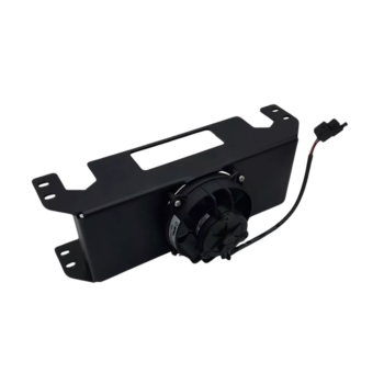 OBP 13 Row Cooler Bracket for SPAL Fans - Single Black