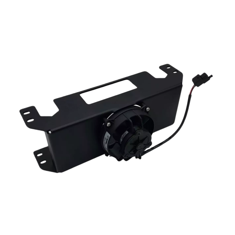 OBP 13 Row Cooler Bracket for SPAL Fans - Single Black
