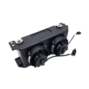OBP 13 Row Cooler Bracket for SPAL Fans - Single - Black