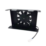 OBP 25 Row Cooler Bracket for Single SPAL Fans - Black 02