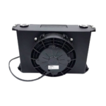 OBP 25 Row Cooler Bracket for Single SPAL Fans - Black 03