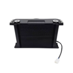 OBP 25 Row Cooler Bracket for Single SPAL Fans - Black 04