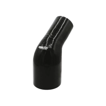 OBP 45 Degree Elbow Reducer Silicone Hose - Black