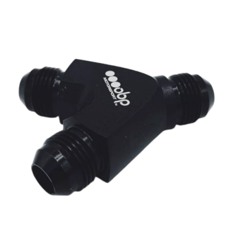 OBP AN / JIC High Flow Y Equal Adaptors - Black 02