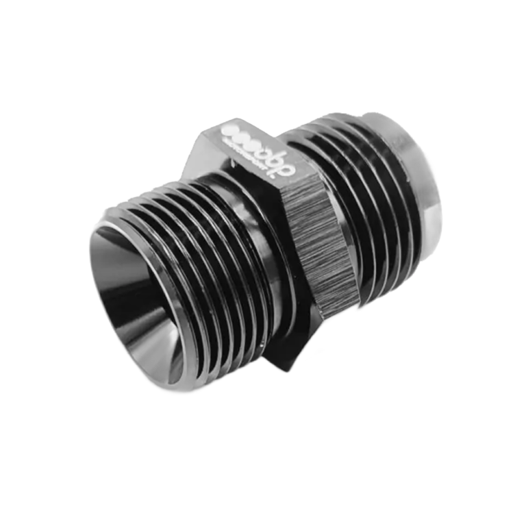 OBP AN / JIC to METRIC Fuel Hose Adaptor - Black 02