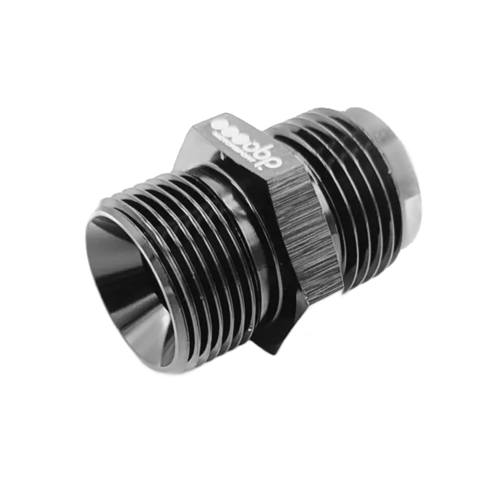 OBP AN / JIC to METRIC Fuel Hose Adaptor - Black 02