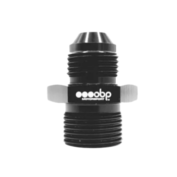 OBP AN / JIC to METRIC Fuel Hose Adaptor - Black