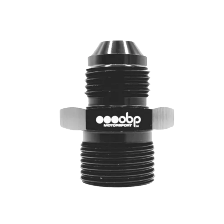 OBP AN / JIC to METRIC Fuel Hose Adaptor - Black