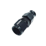 OBP AN6 Female Hardline Straight Hose End Connector - Black 02