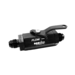OBP AN6 Fuel Line Lock Shut Off Valve - Black 02