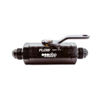 OBP AN6 Fuel Line Lock Shut Off Valve - Black