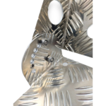 OBP Adjustable Rally Co-Driver - Navigator Alloy Foot Rest - Silver 02