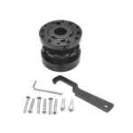 OBP Adjustable Steering Wheel Hub Spacer - Black