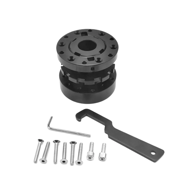OBP Adjustable Steering Wheel Hub Spacer - Black