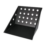 OBP Alloy Co-Driver / Navigator Foot Rest - Large - Black A041DM