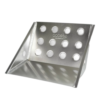OBP Alloy Co-Driver / Navigator Foot Rest - Small - Silver A040