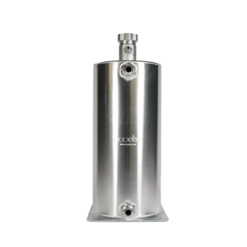 OBP Alloy Dry Sump Tank - Silver - 3 Gallon