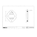 OBP Alloy Spherical Bearing Suspension Top Mounts - Diagram