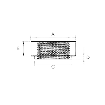 OBP Aluminium AN / JIC Female Fittings - Diagram