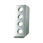 OBP Aluminium Drivers Clutch Foot Rest - Silver A042