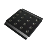 OBP Aluminium Drivers Flat Footrest - Black OBPA043DM